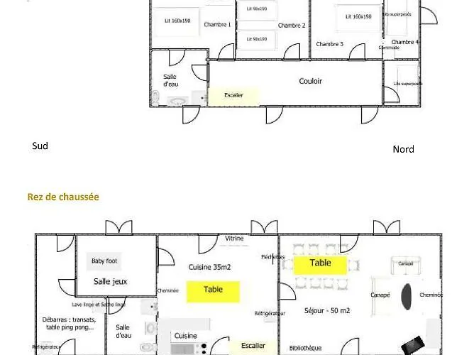 Corps De Ferme Spacieux Avec Grand Jardin, 10 Personnes * 莱居永叙尔维